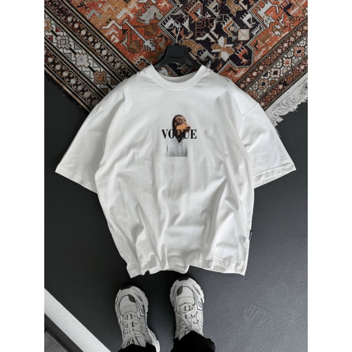 Oversize футболка з принтом
