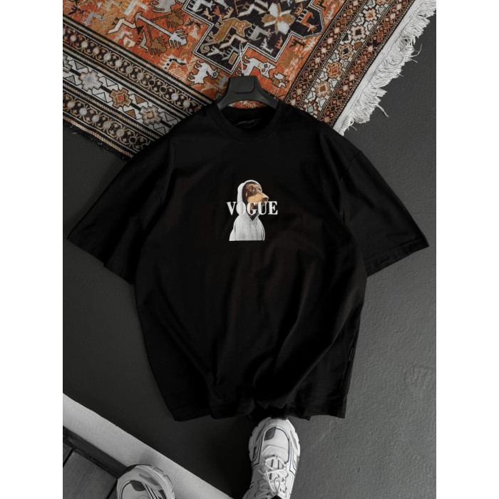 Oversize футболка з принтом