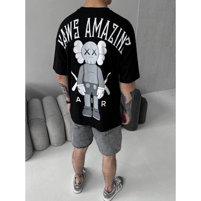 Oversize футболка з принтом