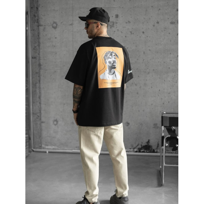 Oversize футболка з принтом