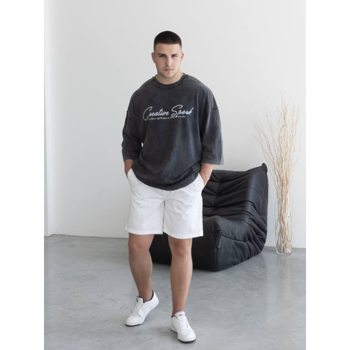Oversize футболка з надписом