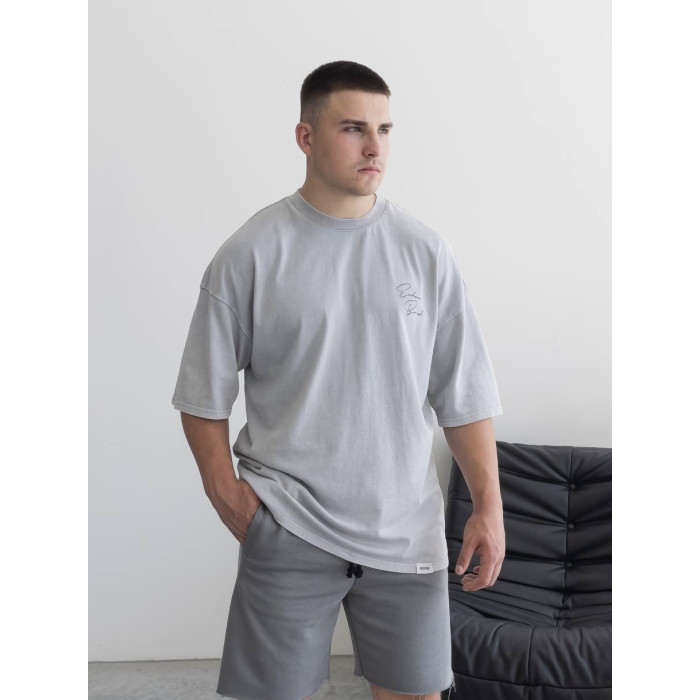 Oversize футболка з надписом
