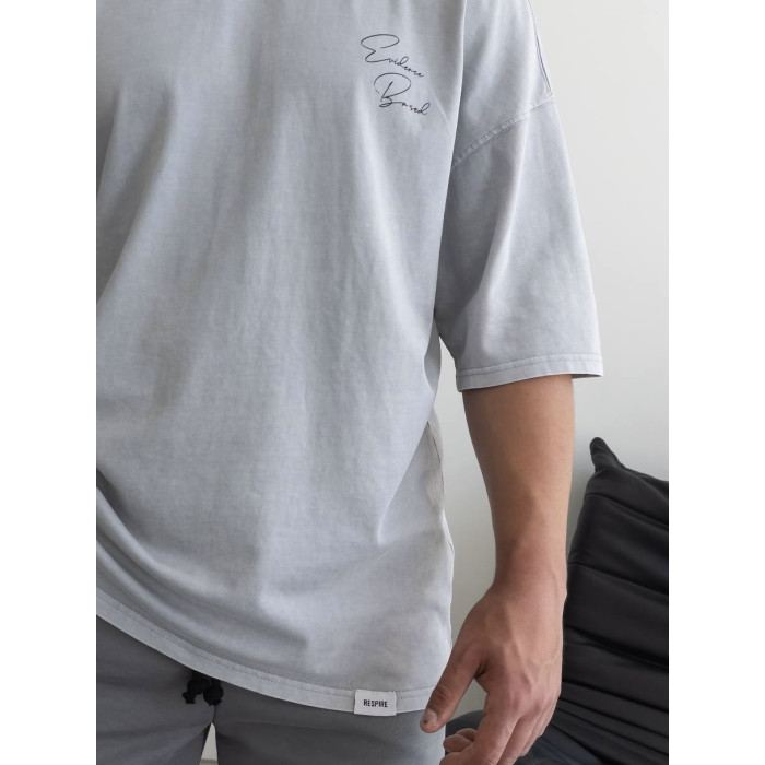 Oversize футболка з надписом