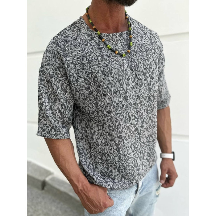 Oversize футболка з принтом