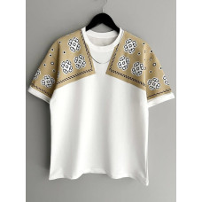Oversize футболка з принтом