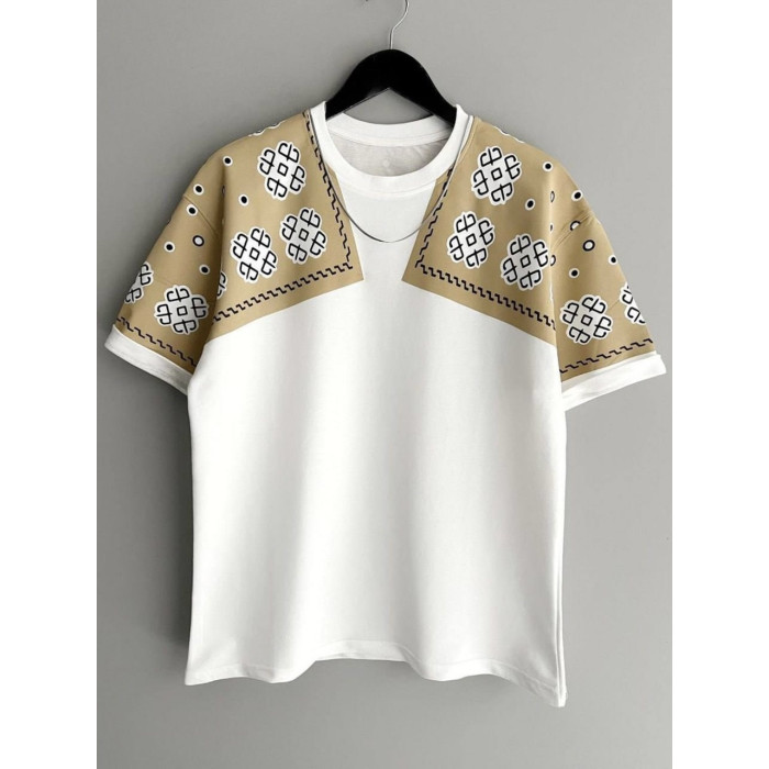 Oversize футболка з принтом