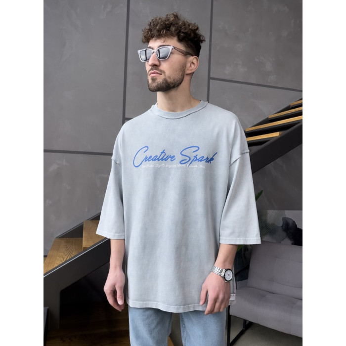 Oversize футболка з надписом