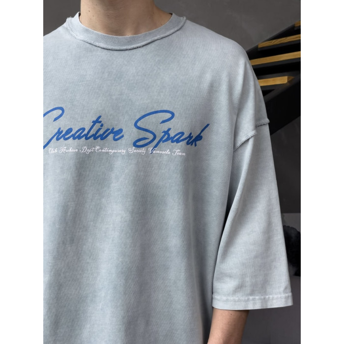 Oversize футболка з надписом