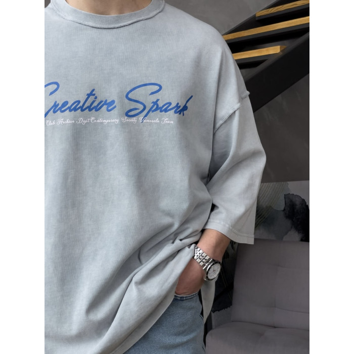 Oversize футболка з надписом