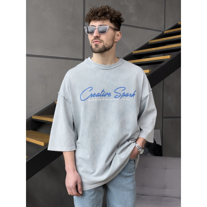 Oversize футболка з надписом