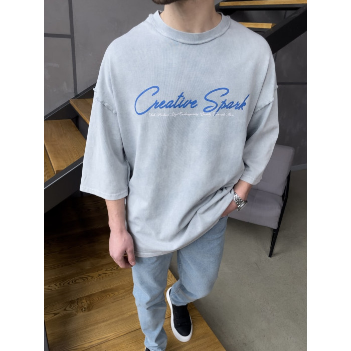 Oversize футболка з надписом
