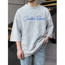 Oversize футболка з надписом