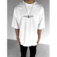 Oversize футболка з надписом