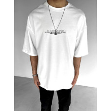 Oversize футболка з надписом