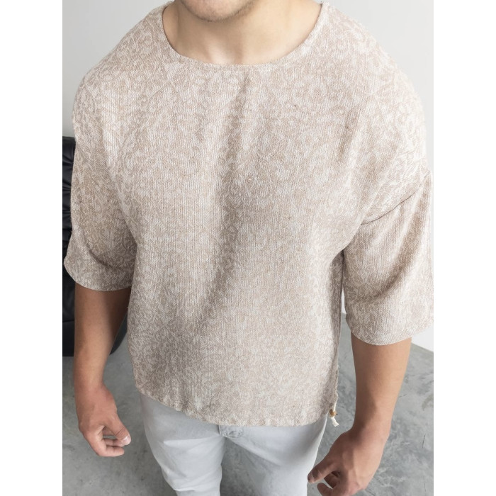 Oversize футболка з принтом