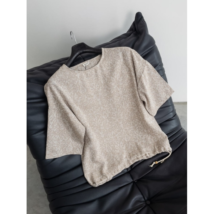Oversize футболка з принтом