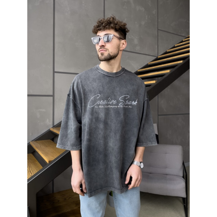 Oversize футболка з надписом