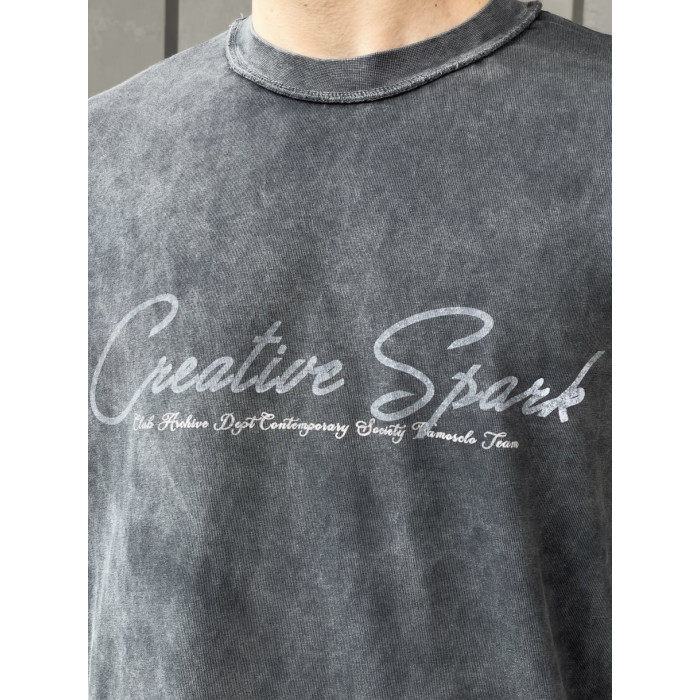 Oversize футболка з надписом