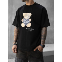 Oversize футболка з принтом