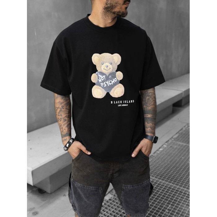 Oversize футболка з принтом
