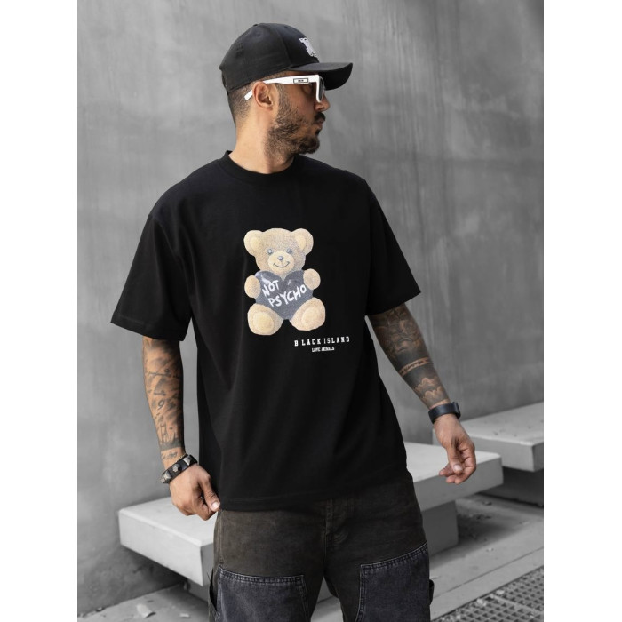 Oversize футболка з принтом