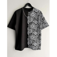 Oversize футболка з принтом
