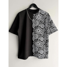 Oversize футболка з принтом