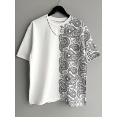 Oversize футболка з принтом