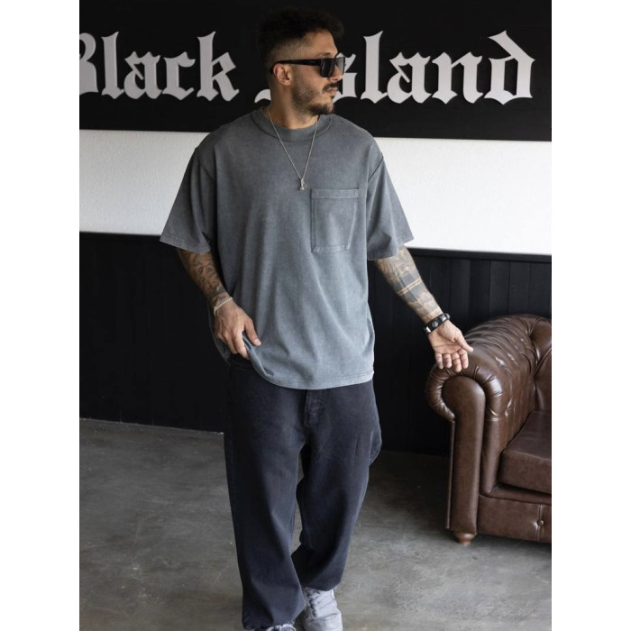 Oversize футболка з кишенею