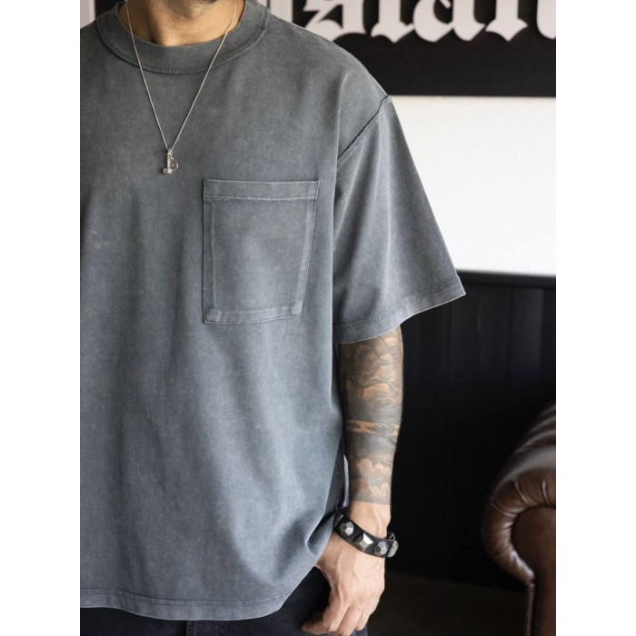 Oversize футболка з кишенею
