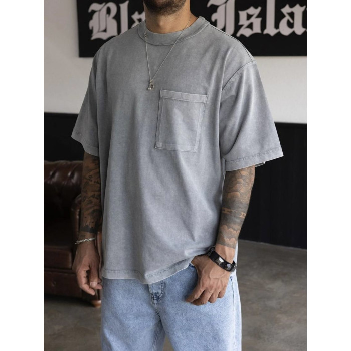 Oversize футболка з кишенею