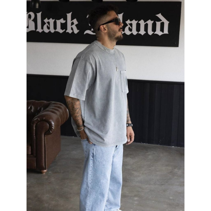 Oversize футболка з кишенею