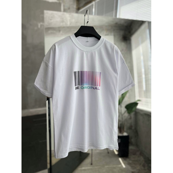 Oversize футболка з принтом