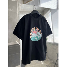 Oversize футболка з принтом