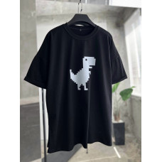 Oversize футболка з принтом