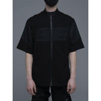 Oversize футболка з блискавкою 