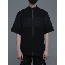 Oversize футболка з блискавкою 