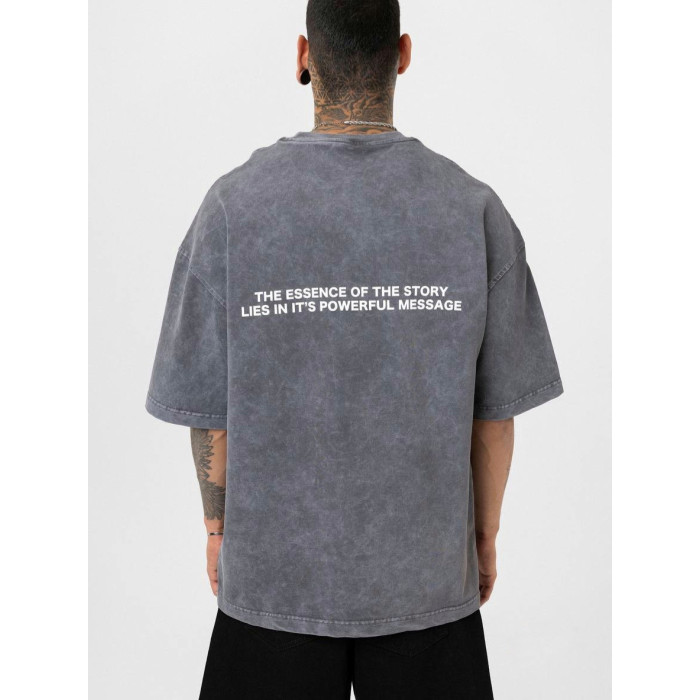 Oversize футболка з надписом
