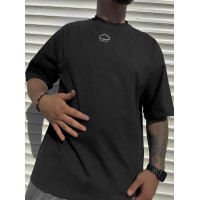 Oversize футболка з принтом