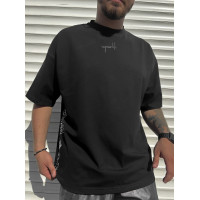 Oversize футболка з принтом