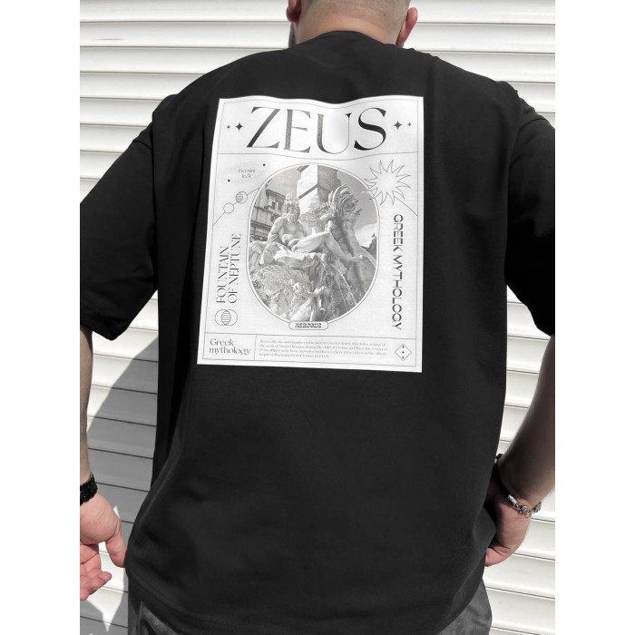 Oversize футболка з принтом