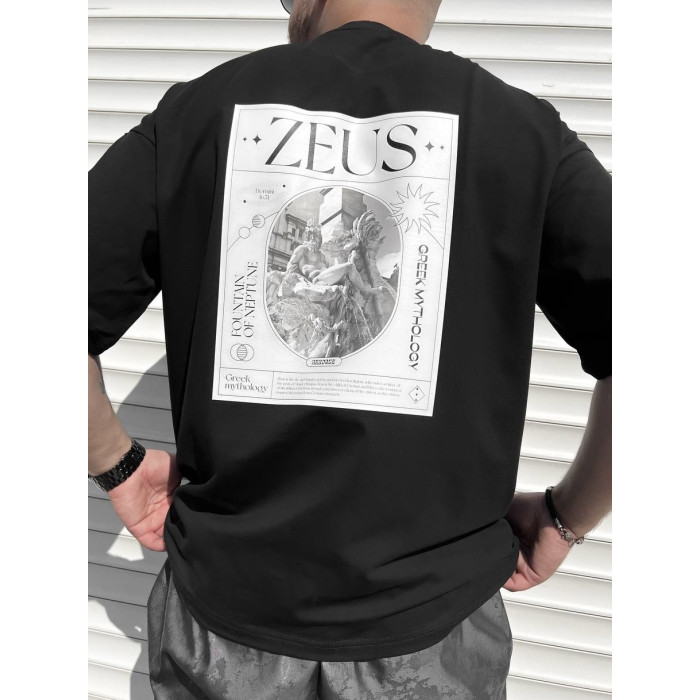 Oversize футболка з принтом