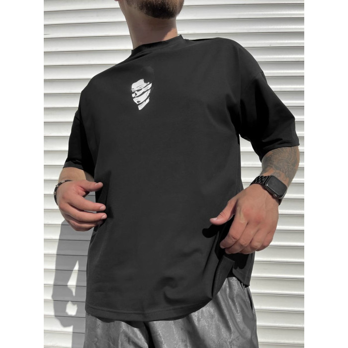 Oversize футболка з принтом