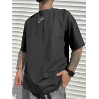 Oversize футболка з принтом