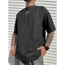 Oversize футболка з принтом
