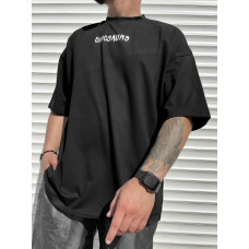 Oversize футболка з принтом