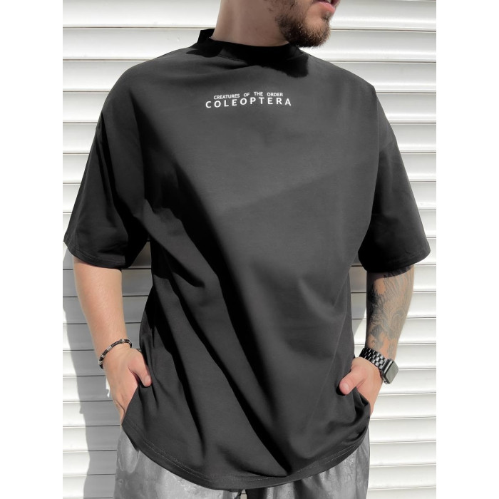 Oversize футболка з принтом