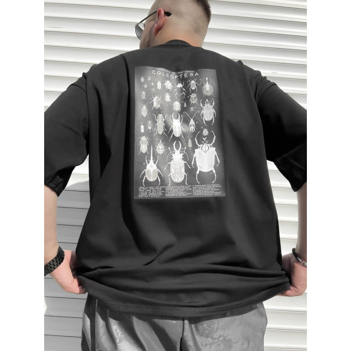 Oversize футболка з принтом