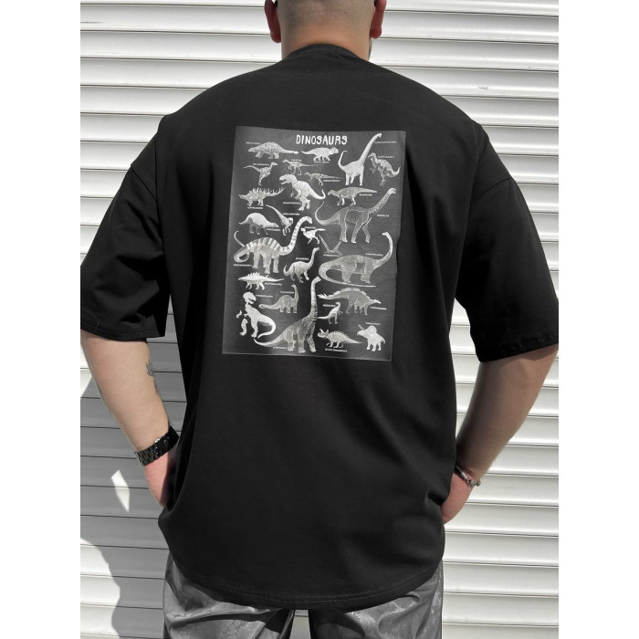 Oversize футболка з принтом