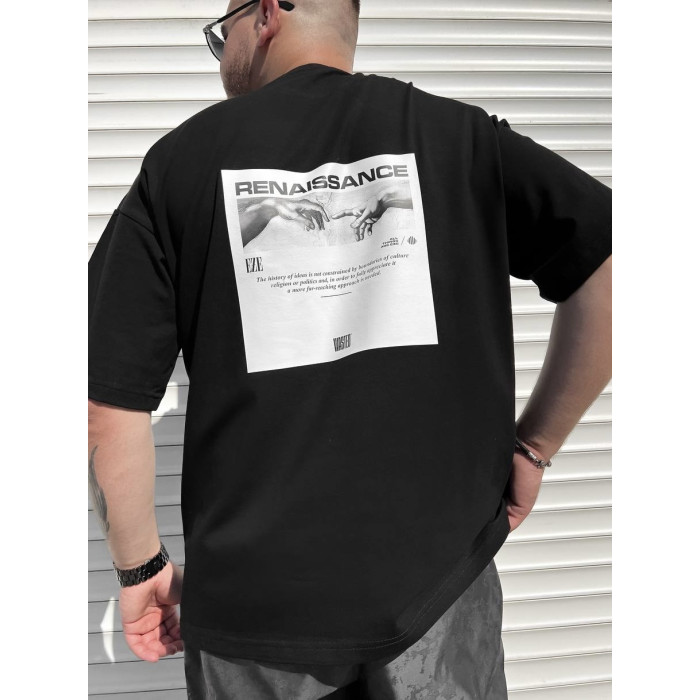 Oversize футболка з принтом